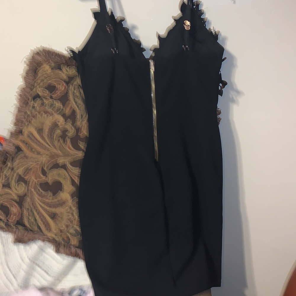 Haute Monde Sexy Black Dress View 4